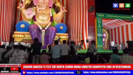 Dundi Ganesh 72 Feet Ganapathi Idol in Vijayawada