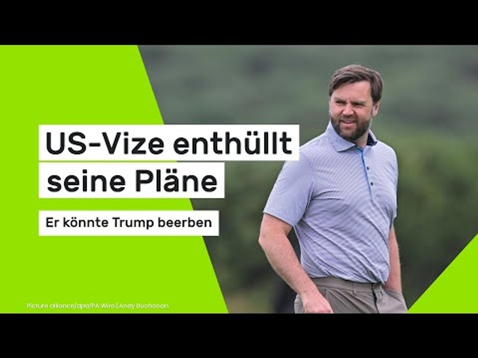 US-Vize enthüllt seine Pläne - er könnte Trump beerben