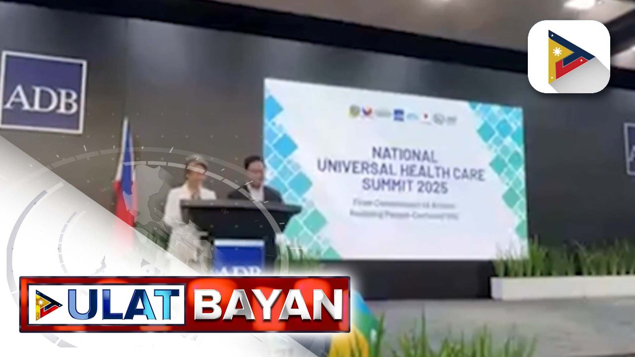 Kauna-unahang National Universal Health Care Summit, idinaos ngayong araw | ulat ni Vel Custodio