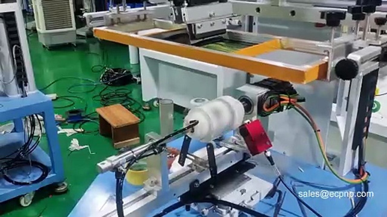 Mugs Screen Printing Machine with Automatic Regstration