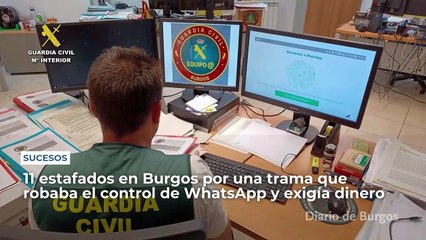 11 afectados en Burgos por una trama que robaba el control de WhatsApp para estafar a contactos