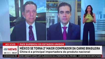 México vira 2º maior destino de carne bovina brasileira, superando os EUA