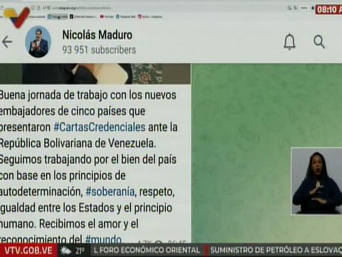Presidente Nicolás Maduro: Recibimos el amor y el reconocimiento del mundo