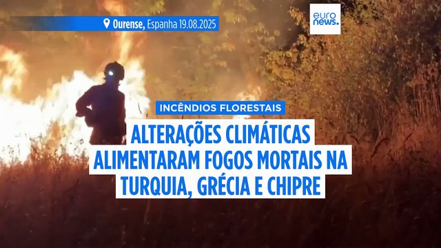 Alterações climáticas intensificaram as condições meteorológicas que alimentaram incêndios florestais mortais na Turquia, Grécia e Chipre