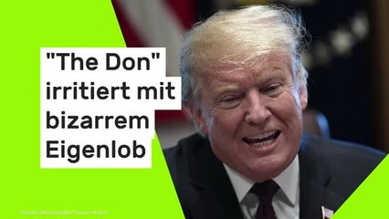"The Don" irritiert mit bizarrem Eigenlob