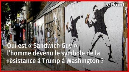 Qui est « Sandwich Guy », l’homme devenu le symbole de la résistance à Trump à Washington ?
