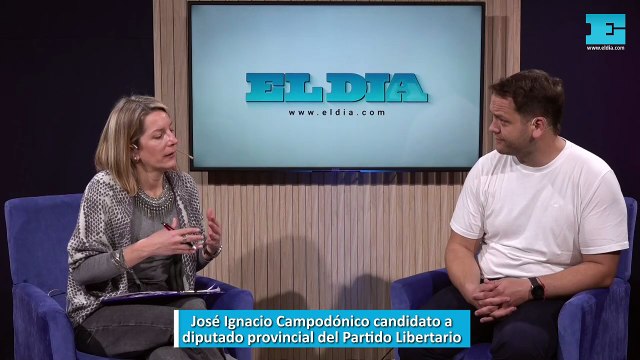 José Ignacio Campodónico candidato a diputado provincial del Partido Libertario