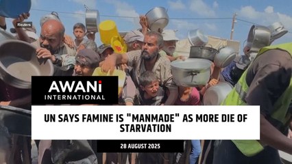 UN says famine is "manmade" as more die of starvation