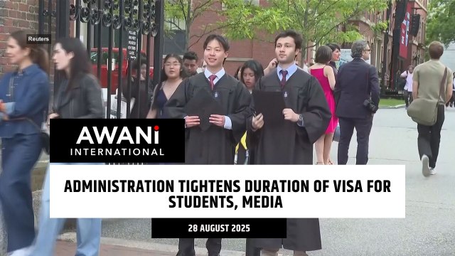 Administration tightens duration of visa for students, media