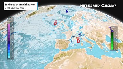 Défilé de perturbations en France !
