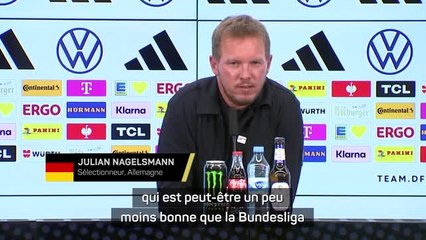 Allemagne - Pas de Sané, Nagelsmann se justifie : “Il joue dans une ligue un peu moins bonne”