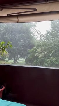 Maltempo a Legnano, forte pioggia e vento