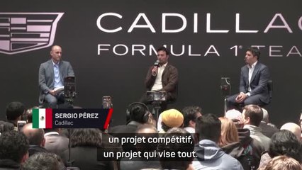 Cadillac - Pérez : “Un projet ambitieux, terminer ma carrière ici serait incroyable”