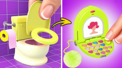 De Nerd à Poupée Populaire TRANSFORMATION 👄 Miniatures et Bricolage par 123 GO! TRENDS