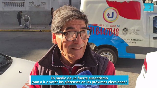 En medio de un fuerte ausentismo, ¿van a ir a votar los platenses en las próximas elecciones?