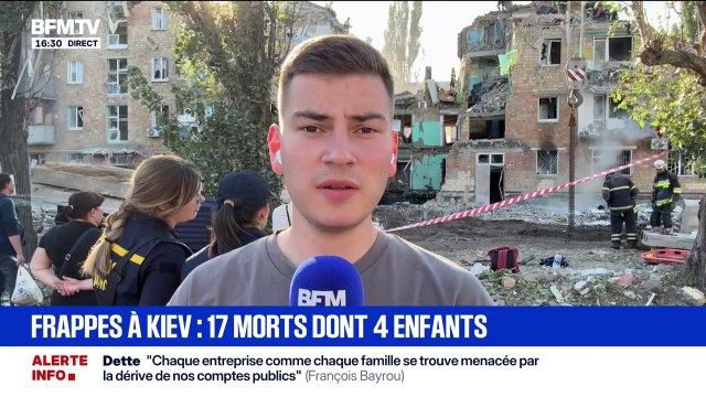 Frappes russes sur Kiev: au moins 17 morts dont quatre enfants