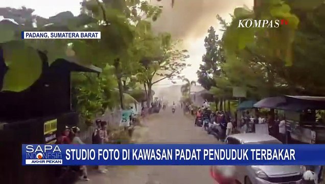 Ngeri! Kebakaran Rumah Sekaligus Studio Foto di Padang, Kerugian Capai Ratusan Juta