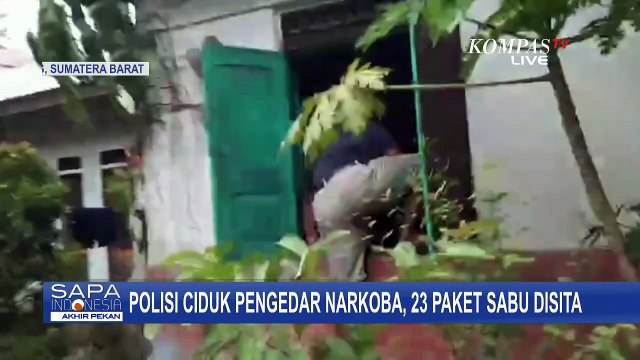 Intens! Detik-Detik Polisi Gerebek Pengedar Narkoba Pesta Sabu dalam Rumah Kosong di Padang