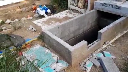 Atienden reporte por caída de persona en panteón de la zona sur de Monterrey