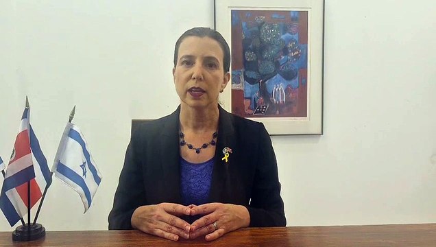 ext-Declaraciones de la ebajamdora de Israel en Costa Rica Michal Gur Aryeh-140625