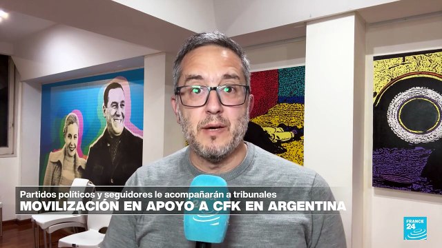 Seguidores de Cristina Fernández de Kirchner se preparan para una gran movilización