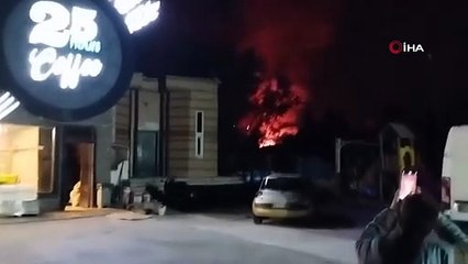 Ankara’da iş yerinde çıkan yangın paniğe neden oldu