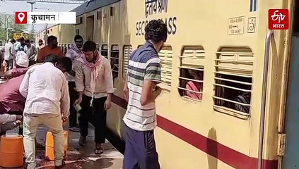 गर्मी में जल सेवा बनी जीवनरेखा, लाडनूं स्टेशन पर युवाओं का अनूठा प्रयास