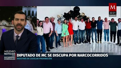 Diputado de Movimiento Ciudadano se disculpa tras polémica por narcocorridos
