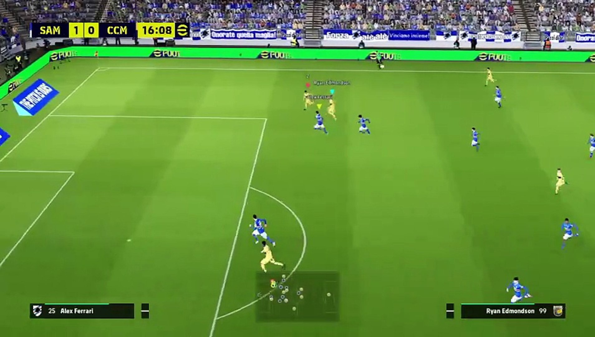 ⁣Goalkeeper catch defence's foot instead of ball