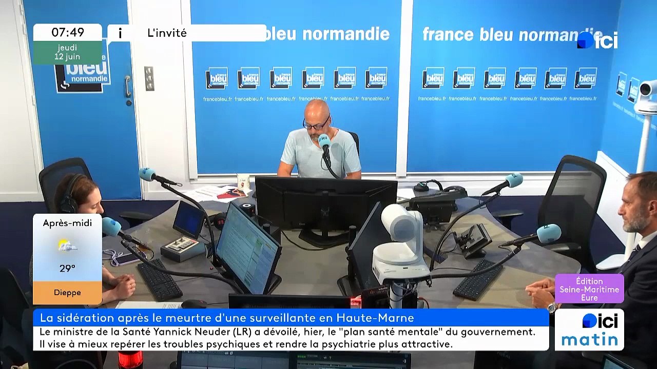 Sylvain Caron, principal du collège Val-de-Scie, représentant du syndicat national des personnels de direction de l'Education Nationale pour la Seine-Maritime.