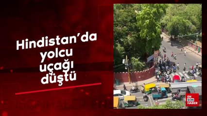 Hindistan'da yolcu uçağı düştü