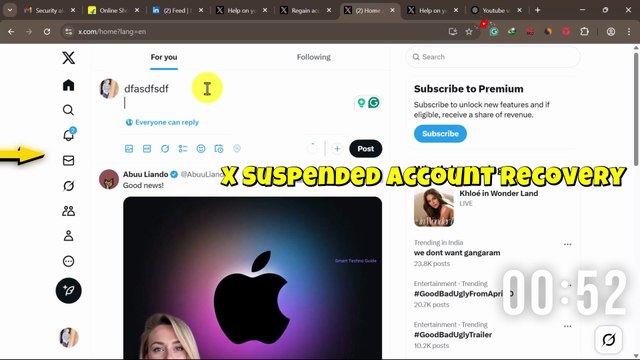X Account suspended recovery in hindi 2025 | Twitter ke suspend account ko unsuspend kaise karen