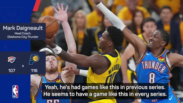 Pacers bench was the catalyst for their victory - Daigneault