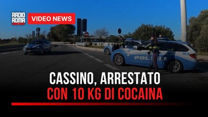 Corriere con 10 kg di cocaina arrestato in A1 in Ciociaria