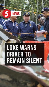 Gerik bus crash: You have the right to remain silent, Loke warns driver