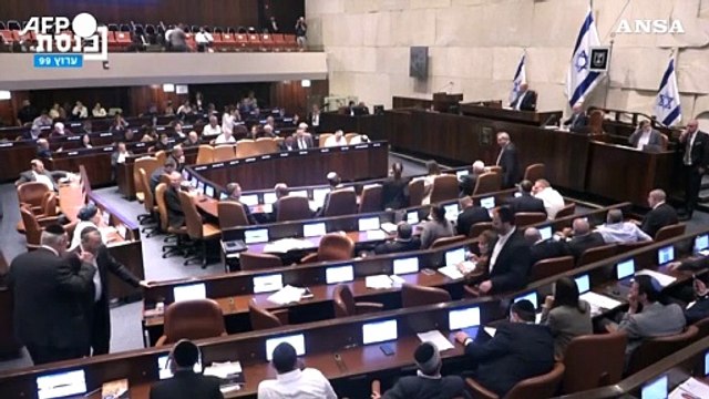 Israele, non passa il disegno di legge dell'opposizione per sciogliere la Knesset