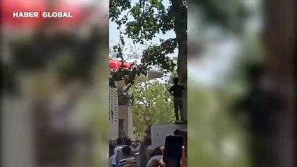 Yolcu uçağının düştüğü yerden korkunç görüntüler