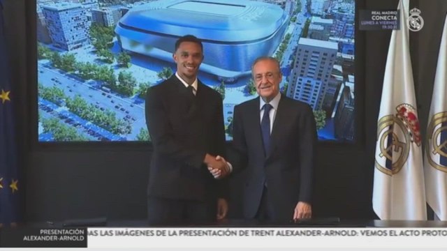 Las primeras imágenes de Trent Alexander-Arnold como jugador del Real Madrid