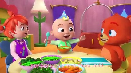 Yes Yes Vegetables (Baby Animal Version) _ CoComelon Nursery Rhymes & Kids Songs
