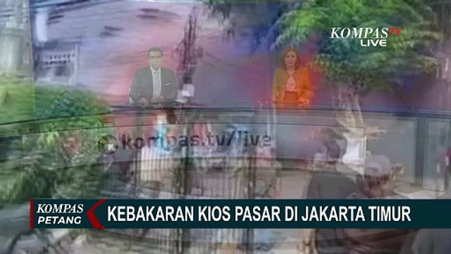 Diduga Tabung Gas Bocor, Kios Pasar Kampung Ambon Kebakaran