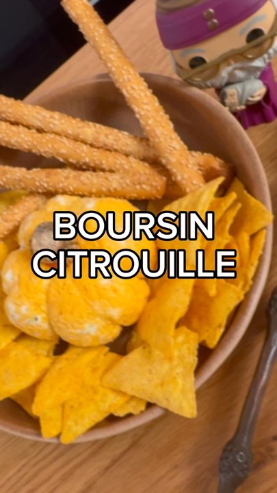 Boursin version citrouille, recette halloween