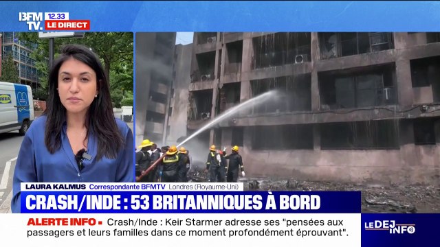 Crash en Inde: le Premier ministre britannique Keir Starmer adresse ses pensées aux passagers et leurs familles