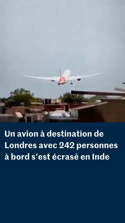 Inde : un avion de ligne s'écrase dans une zone résidentielle