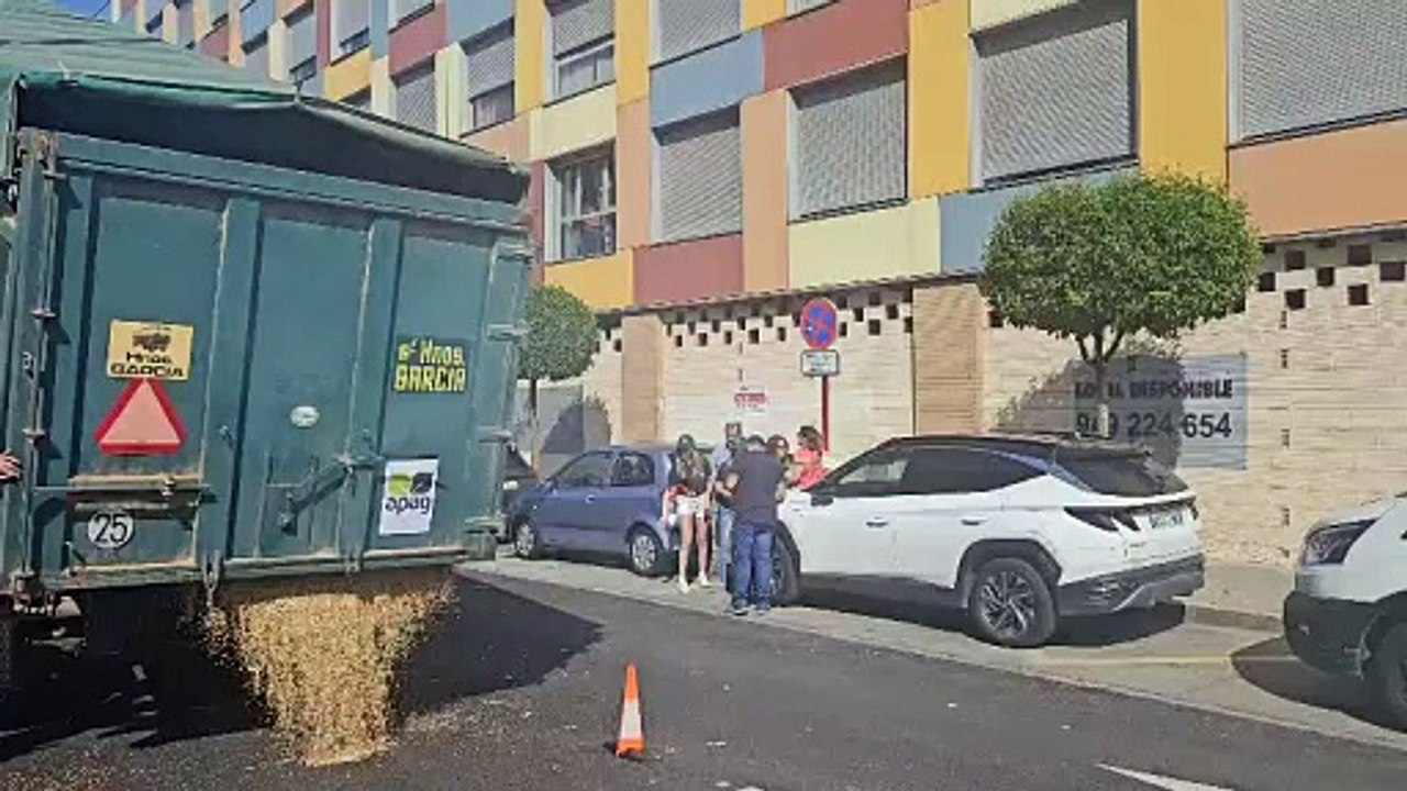 El sector agrario se echa a la calle para quejarse por los precios del cereal