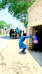Viral baloon prank wait for twist #funny #prank #trending #trend