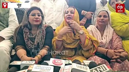 नूंह पहुंची इनेलो नेता सुनैना चौटाला, उमड़ी भारी भीड़, कांग्रेस के संगठन सृजन अभियान पर किया कटाक्ष