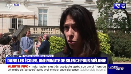 Surveillante tuée à Nogent: pour Julie Benetti (rectrice de l'académie de Paris) il est important d'être "à l'écoute de nos élèves mais également de nos personnels"