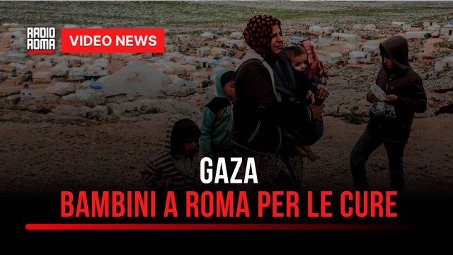 A Roma i bambini scampati all'orrore della guerra di Gaza