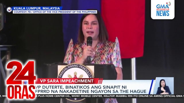 Senator Marcos at Padilla na mga senator-judge sa impeachment trial, kasama ni VP Duterte sa Malaysia | 24 Oras