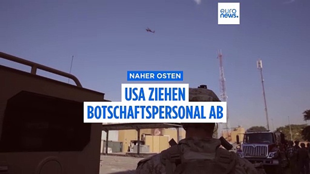 'Könnte gefährlicher Ort sein': USA ziehen Botschaftsmitarbeiter aus dem Nahen Osten ab